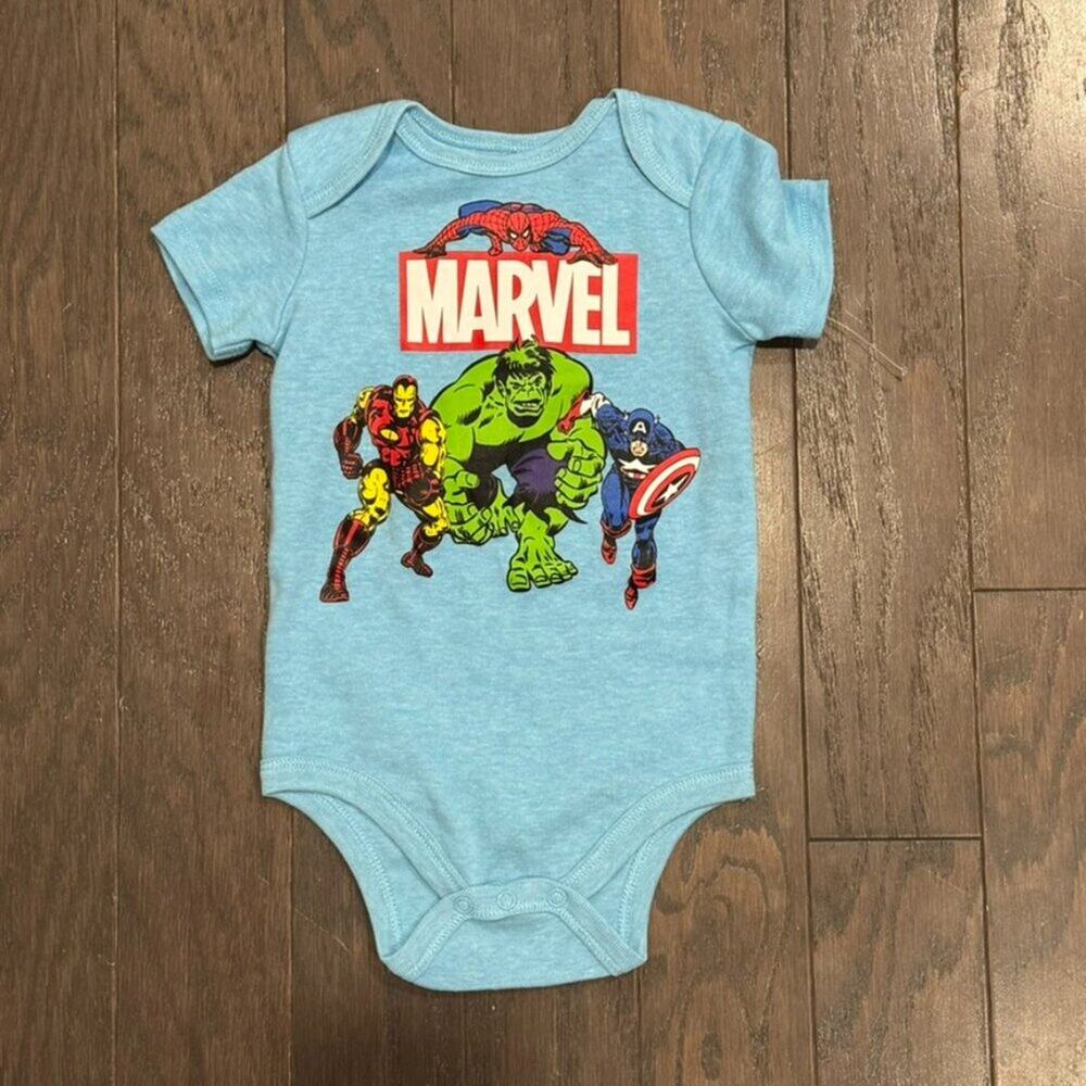 Marvel 18‎ Month Blue Bodysuit
